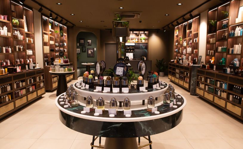 Molton Brown shop interior